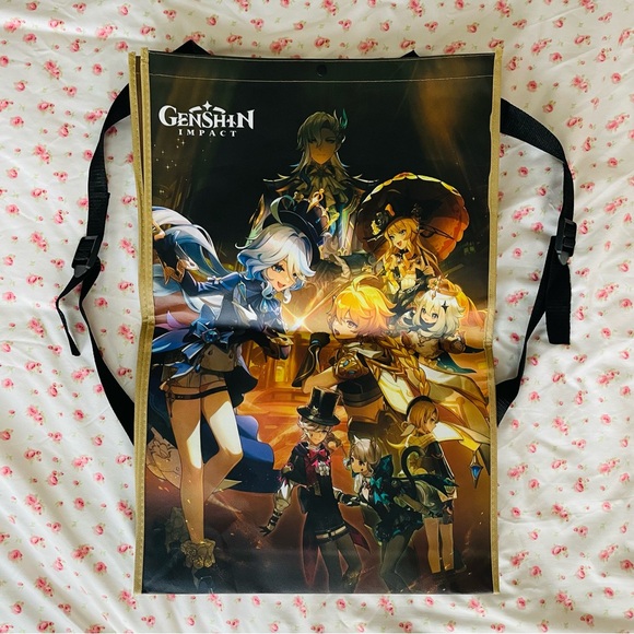 Genshin Impact Large Tote Bag Exclusive Anime Expo AX 2024 Hoyoverse Promo - Picture 1 of 6